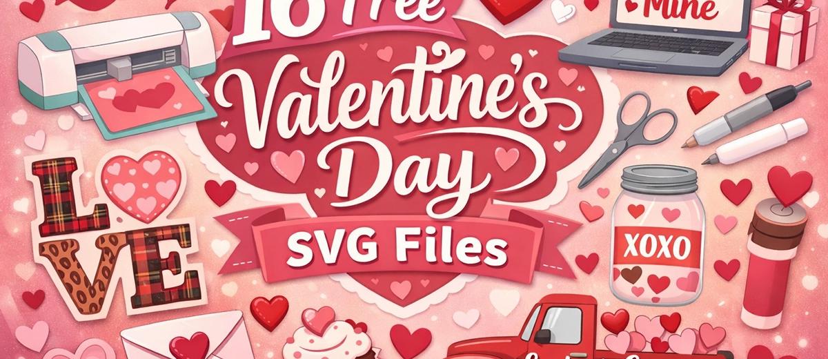 Valentines SVG cut files guide