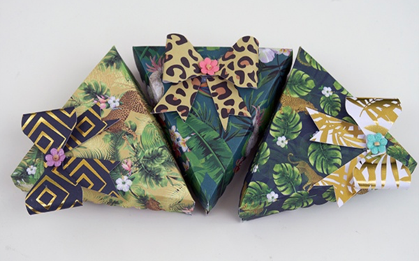 Jungle boxes with Cricut