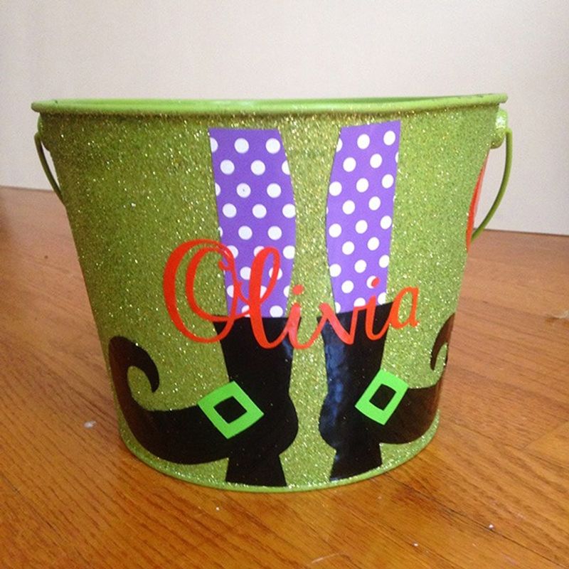 Customized Halloween Buckets