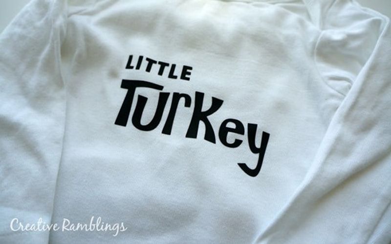 Little Turkey Thanksgiving Onesie
