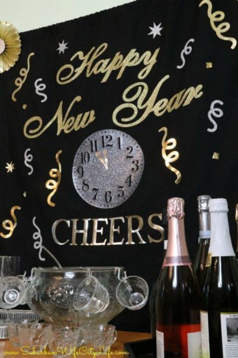 cricut happy new year