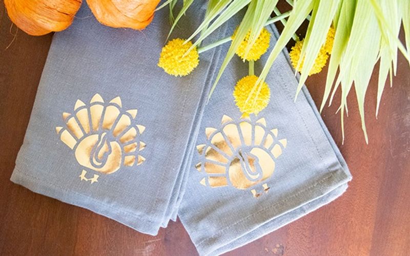 DIY Turkey Napkins