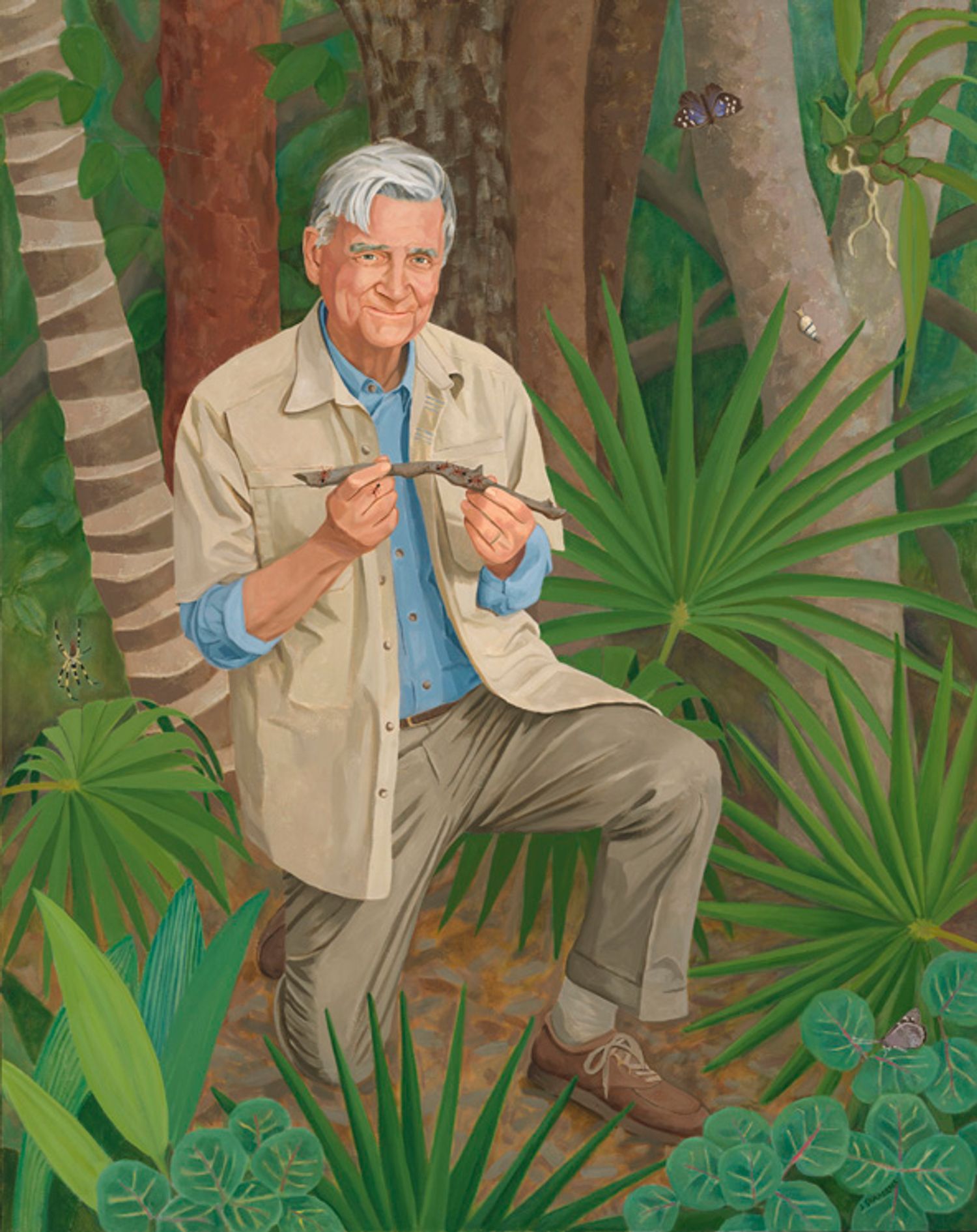 Famous biologist and author EO Wilson