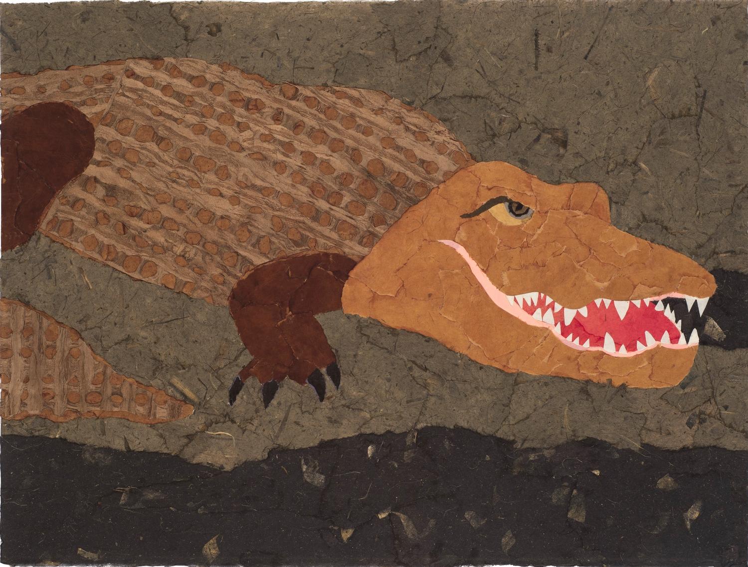 Alligator collage