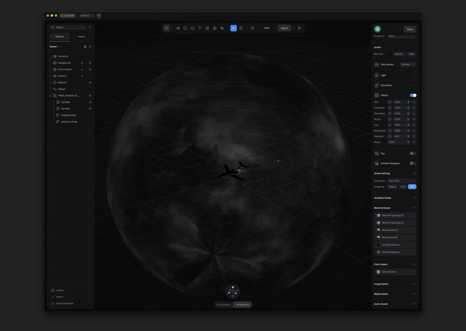 webflow+spline 클론 디자인 2