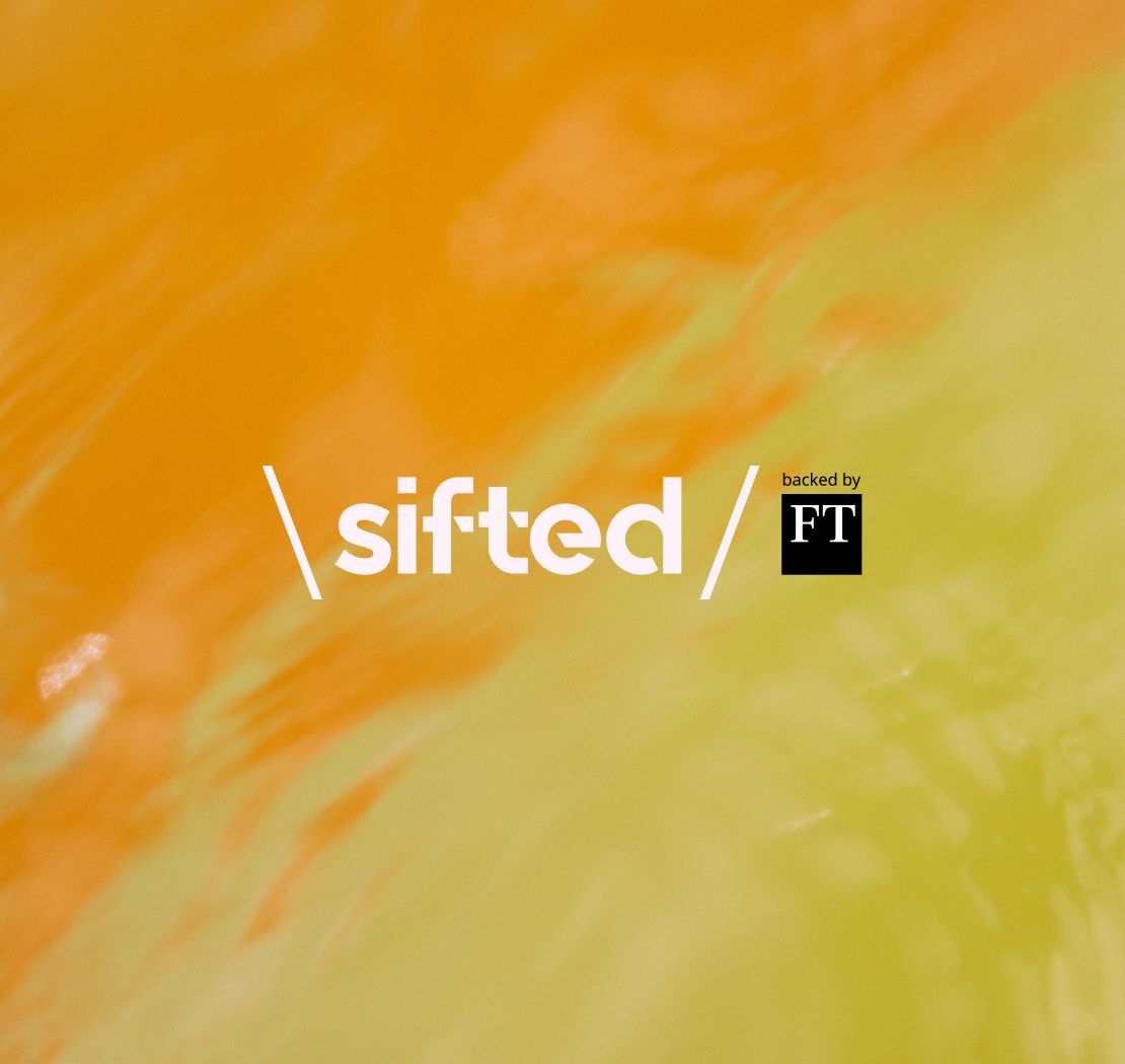 Sifted logo on a yellow background