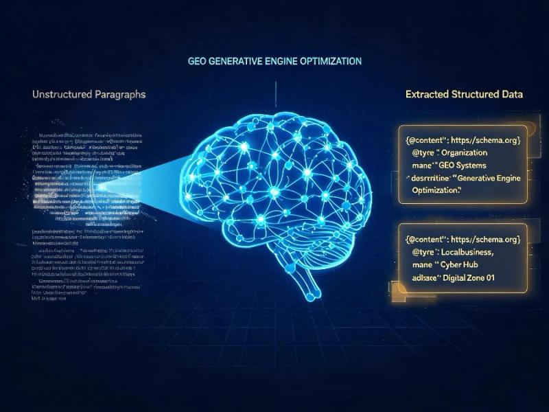 Generative Engine Optimization (GEO) semantic graph indexing