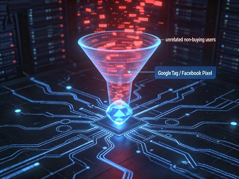 How unrelated vanity traffic poisons ad tracking pixels and lookalike audience models