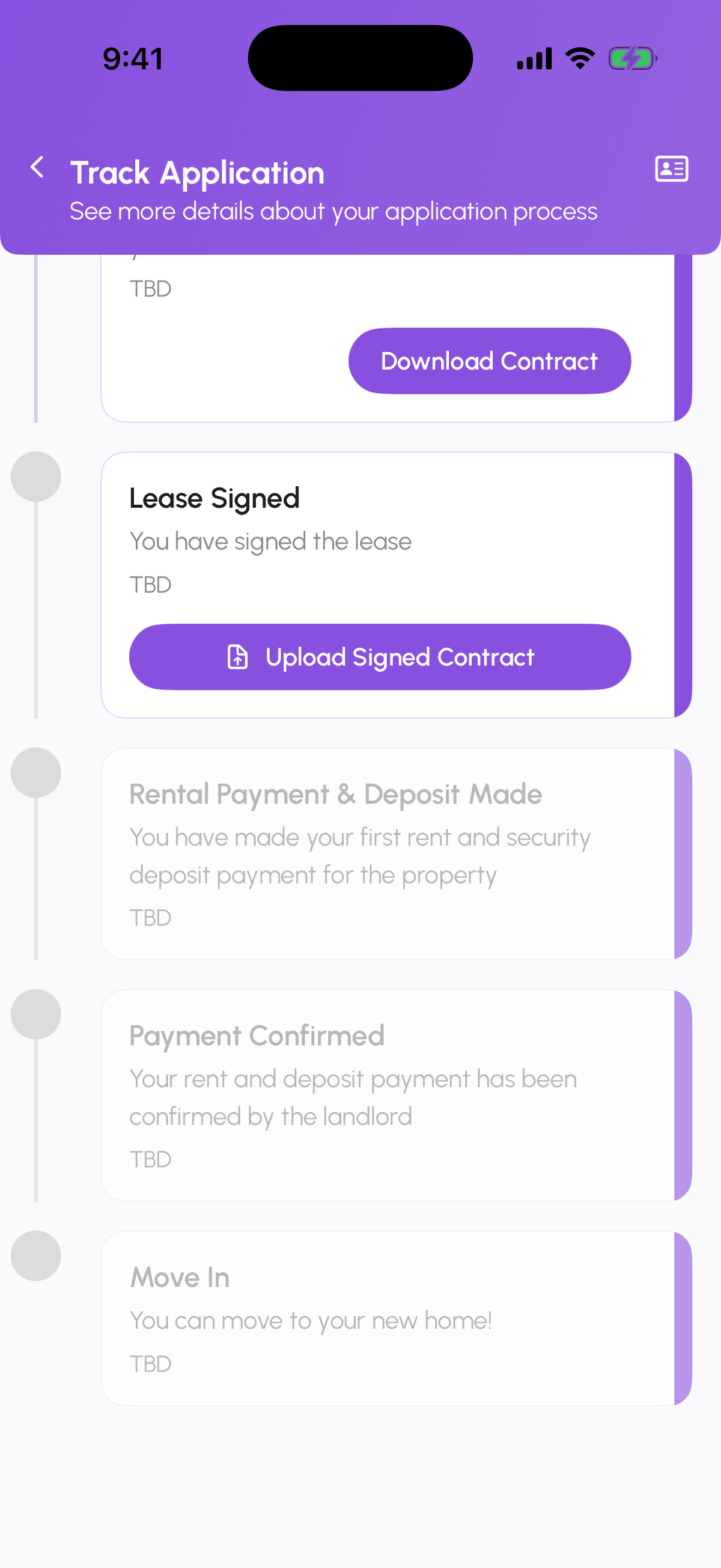 Tenant: sign
