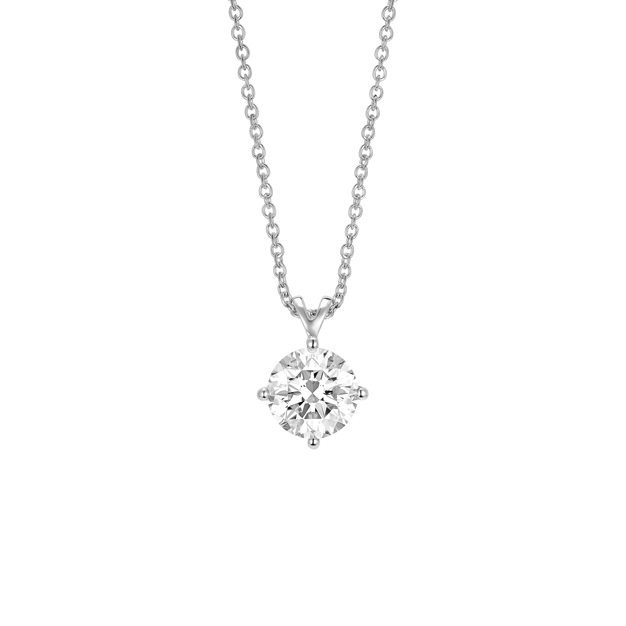 The Round Brilliant Solitaire Pendant