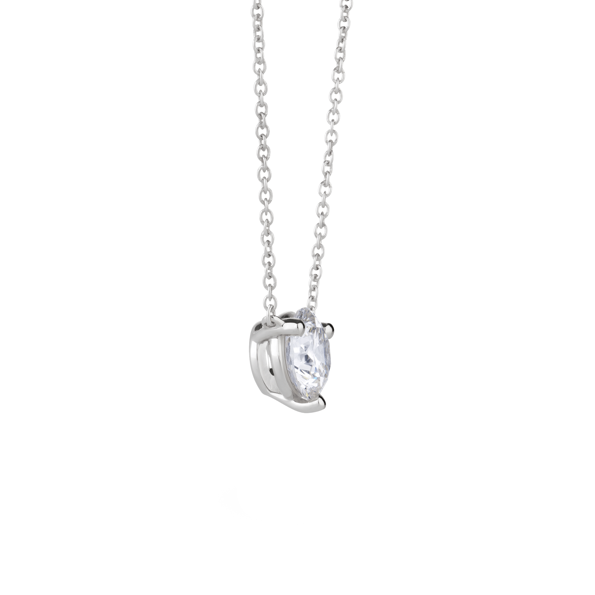 The Round Brilliant Solitaire Pendant