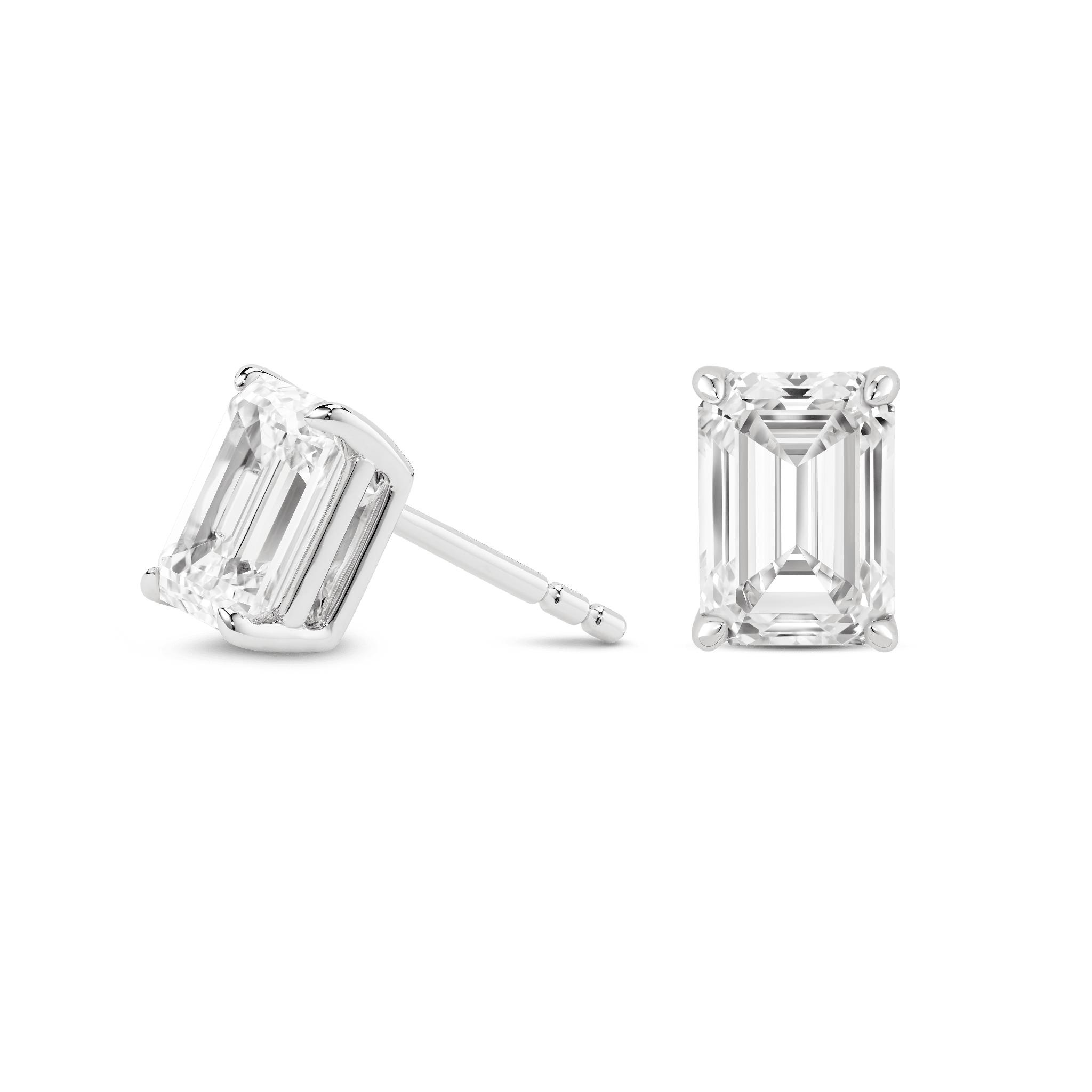 The Emerald Solitaire Studs