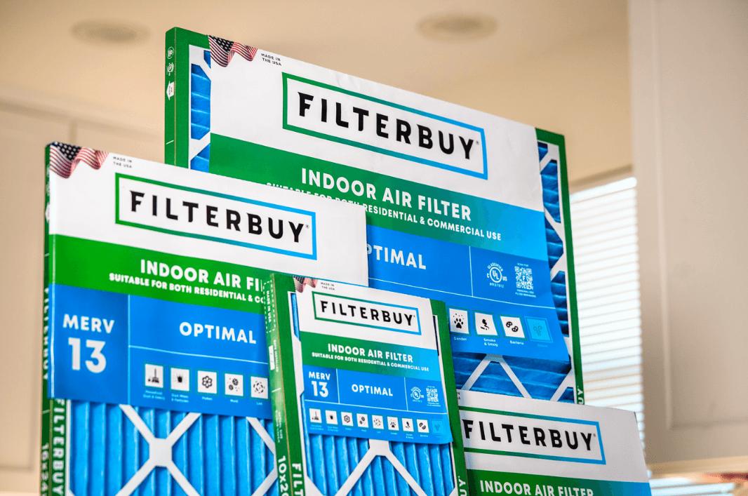 Image of a Gold Standard MERV 13 Filterbuy Furnace and Air Filter which is commonly chosen by offices and commercial establishments. 