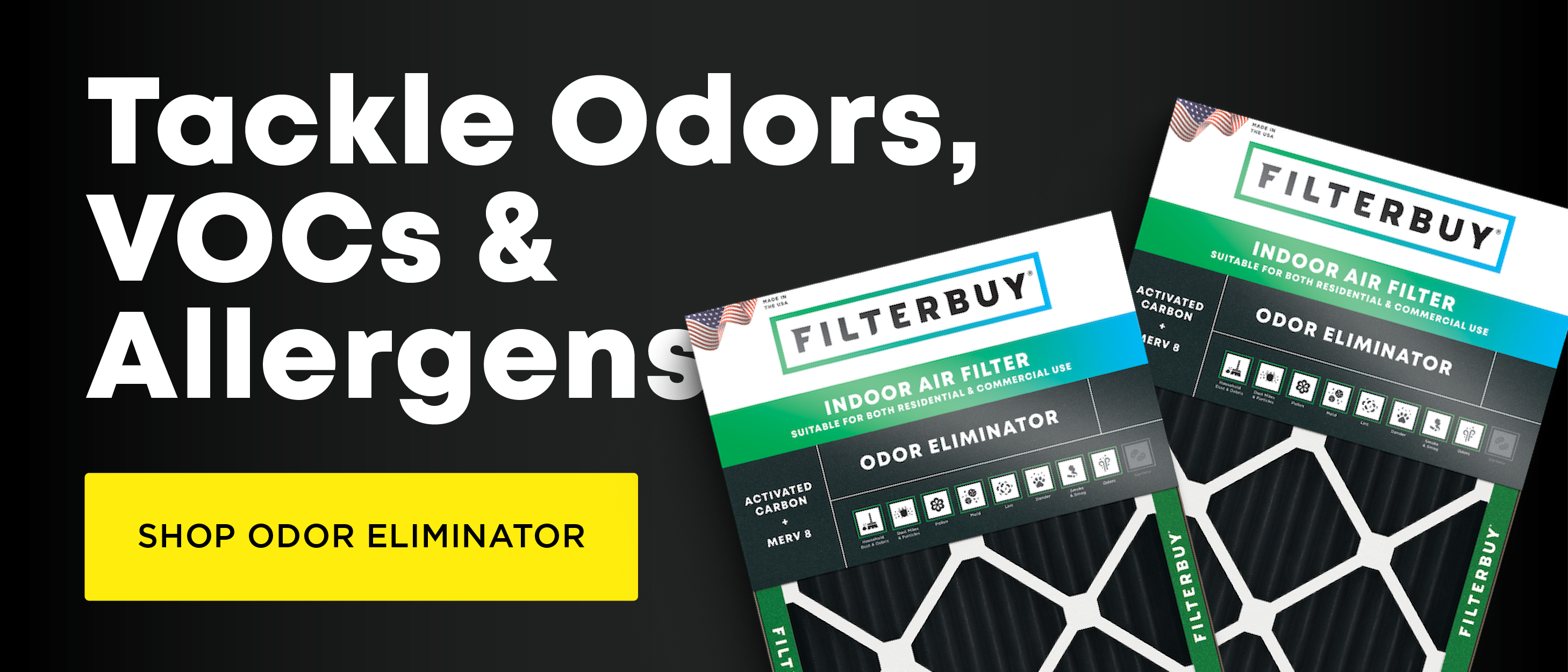 Tackle Odors, VOCs & Allergens - SHOP ODOR ELIMINATOR
