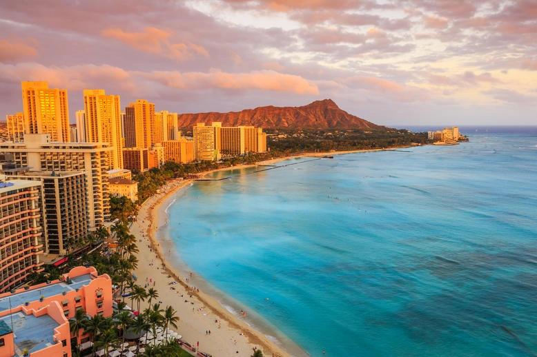 The Hottest City in Every State - Infographics of a tropical urban heat in Hawaii’s most densely populated city