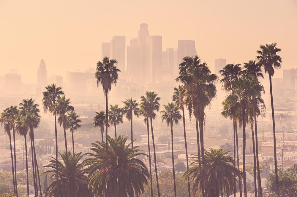 Image of a worsening smog and smoke levels in Los Angeles - Long Beach-Anaheim, CA.