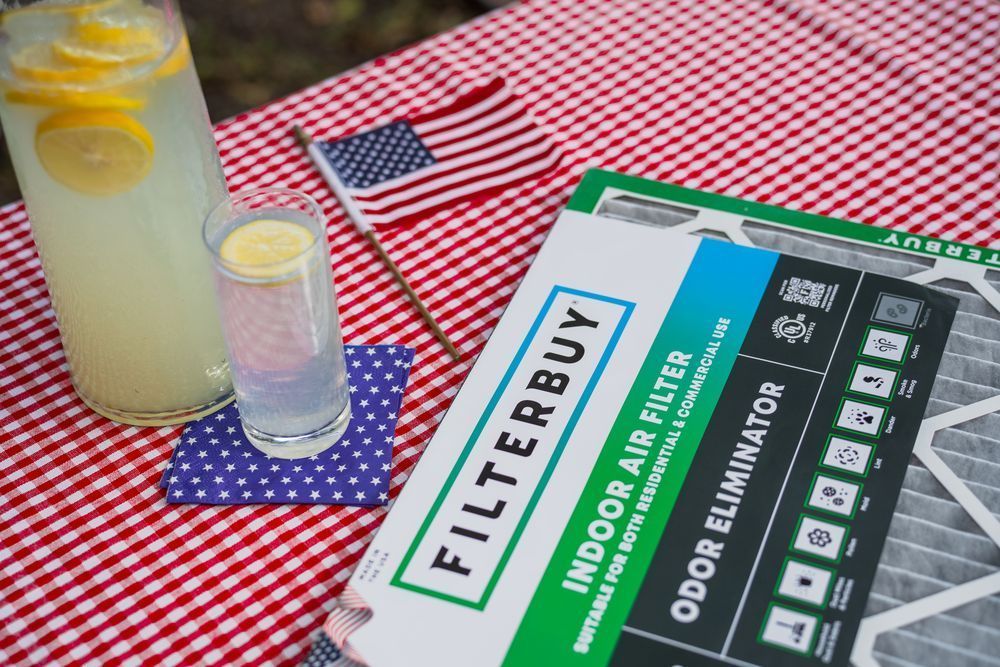 Image d’un filtre intérieur Filterbuy avec charbon actif.