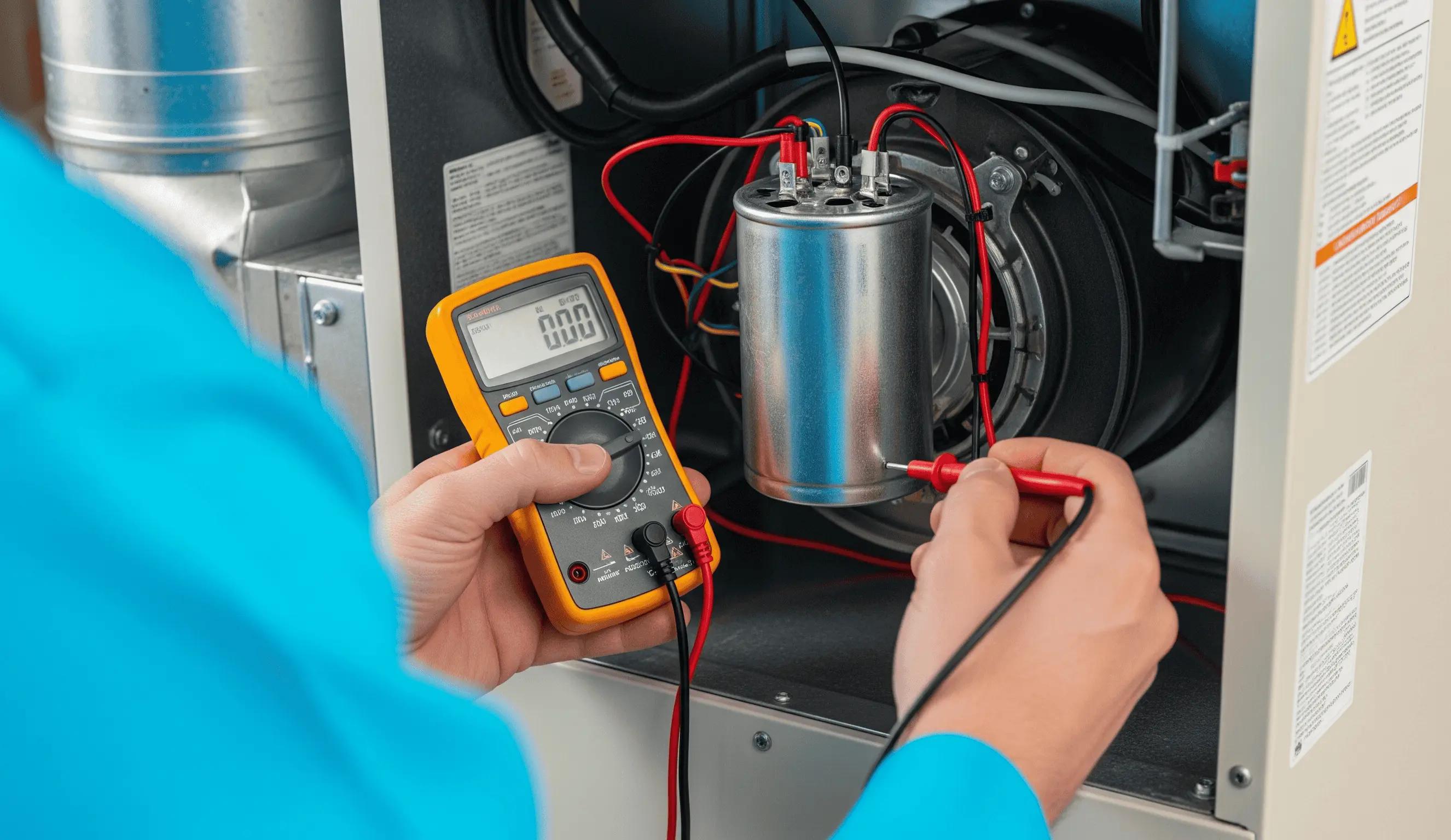 furnace capacitor replacement cost signs symptoms how to test bad blower motor repair guide