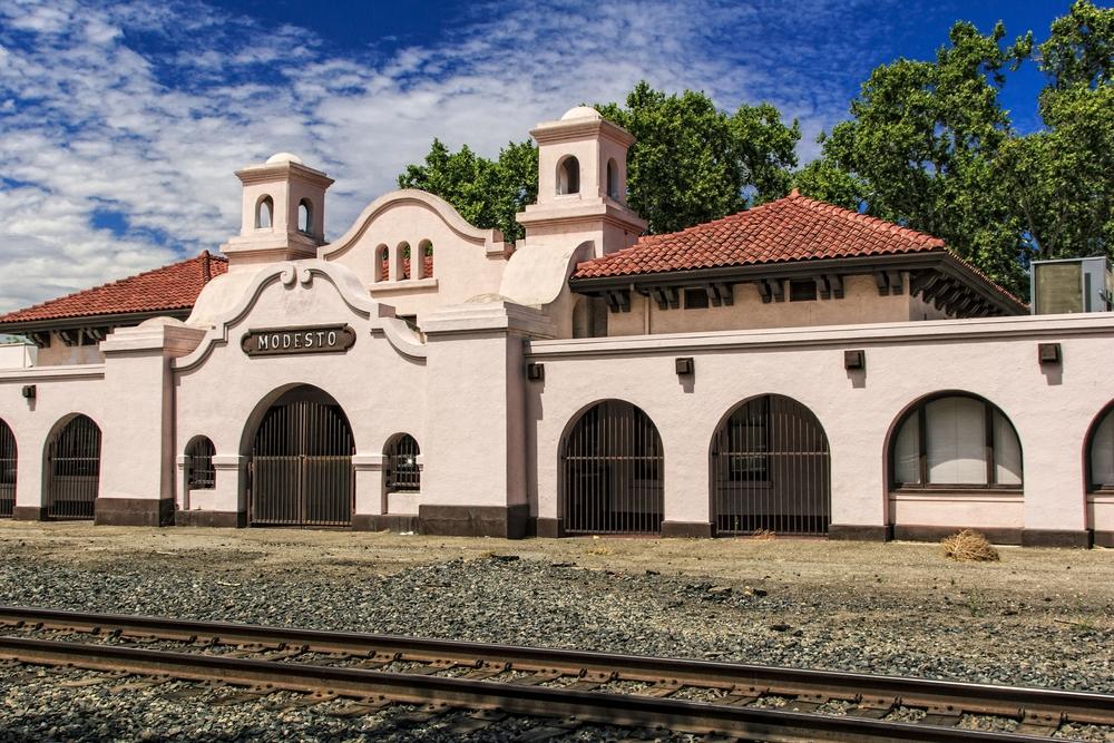 Image of a landmark in Modesto, CA.