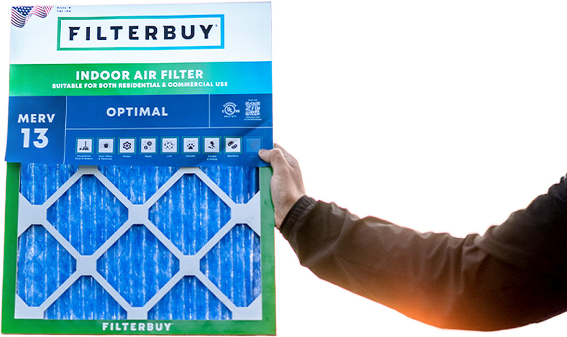 FILTERBUY MERV-13 indoor air filter for optimal air quality and HVAC performance