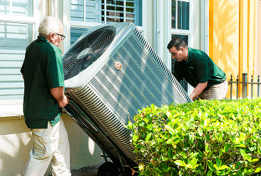 hvac service working