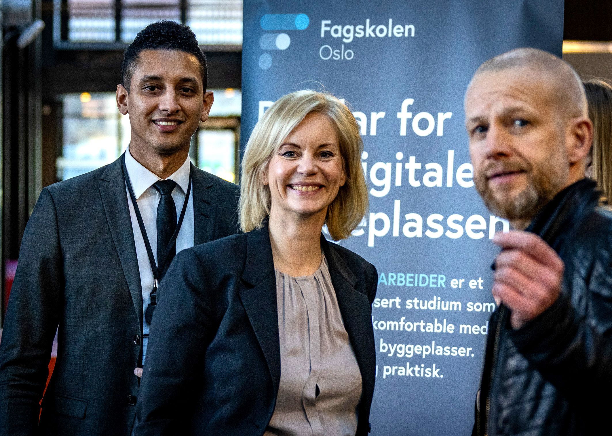 Statsråd Sigrun Aasland besøkte Fagskolen Oslo