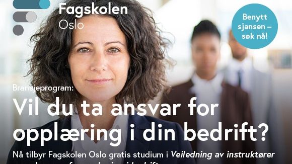 Bransjeprogram: Opplæring i bedrift