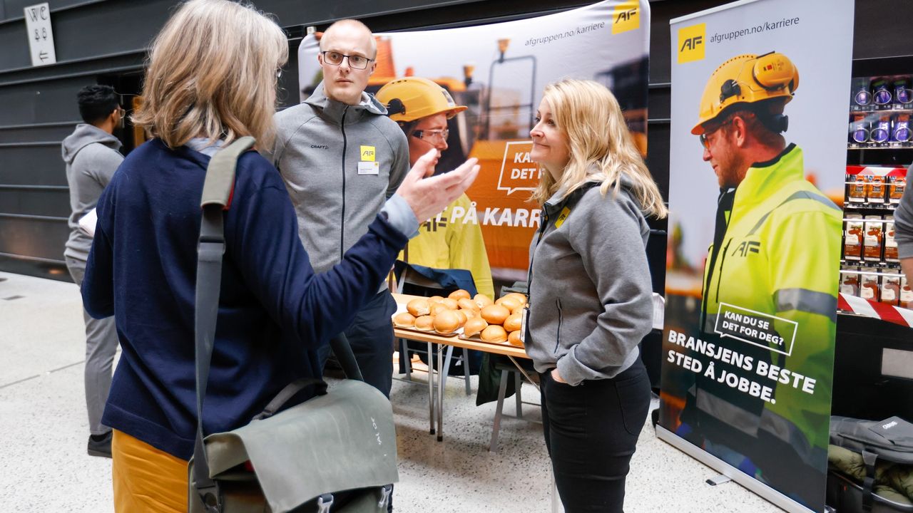 Foto fra jobbmesse ved Fagskolen Oslo