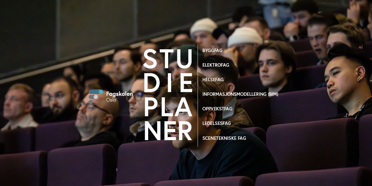 Fotoillustrasjon med tittel Studieplaner