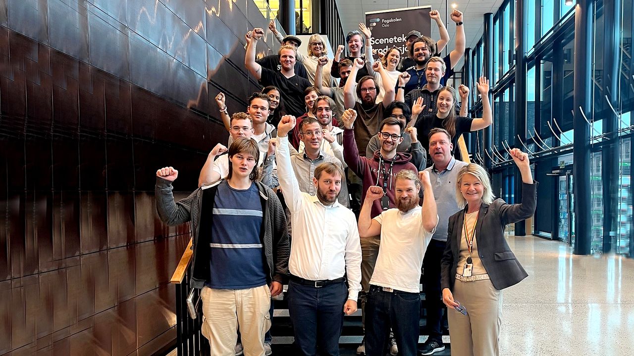 Studenter sceneteknikk 2023