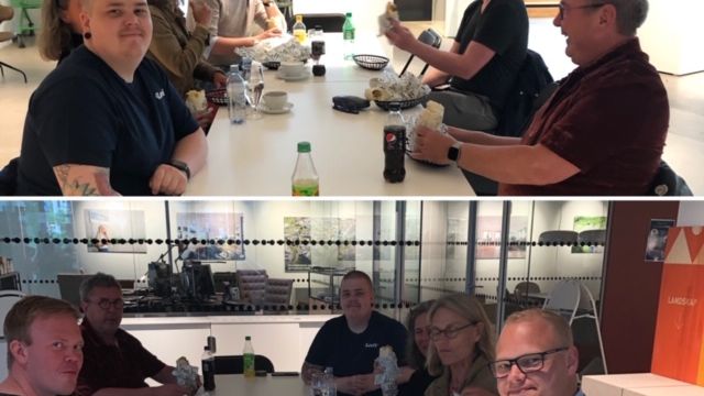 Samling av nye teamkoordinatorer