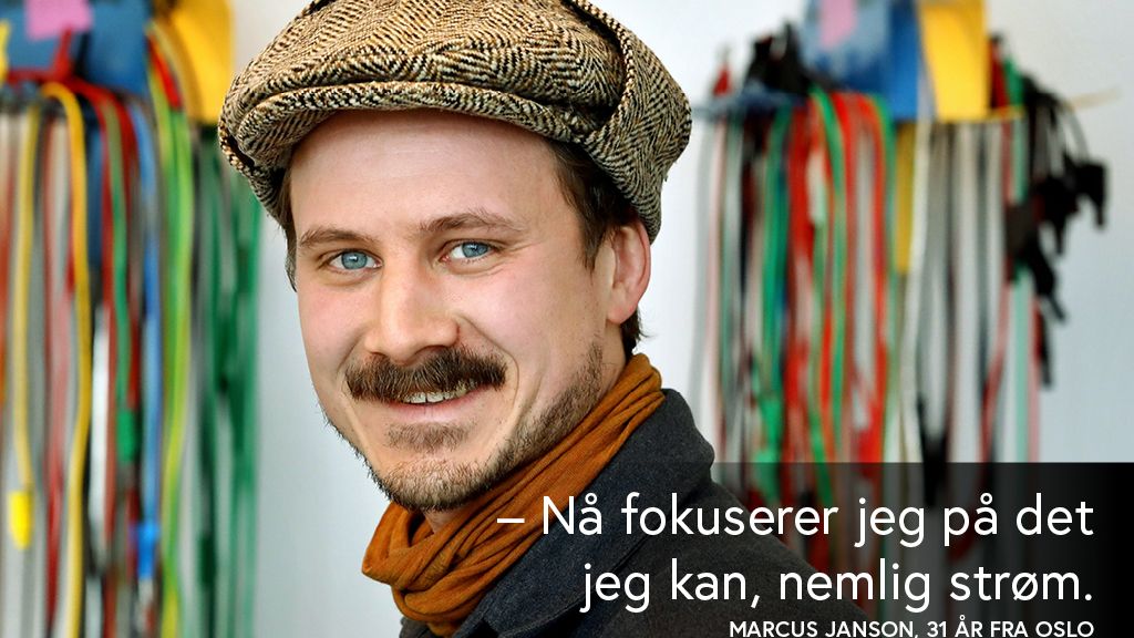 Marcus Janson (31) har valgt fagskolen for å bli lærer i videregående skole.