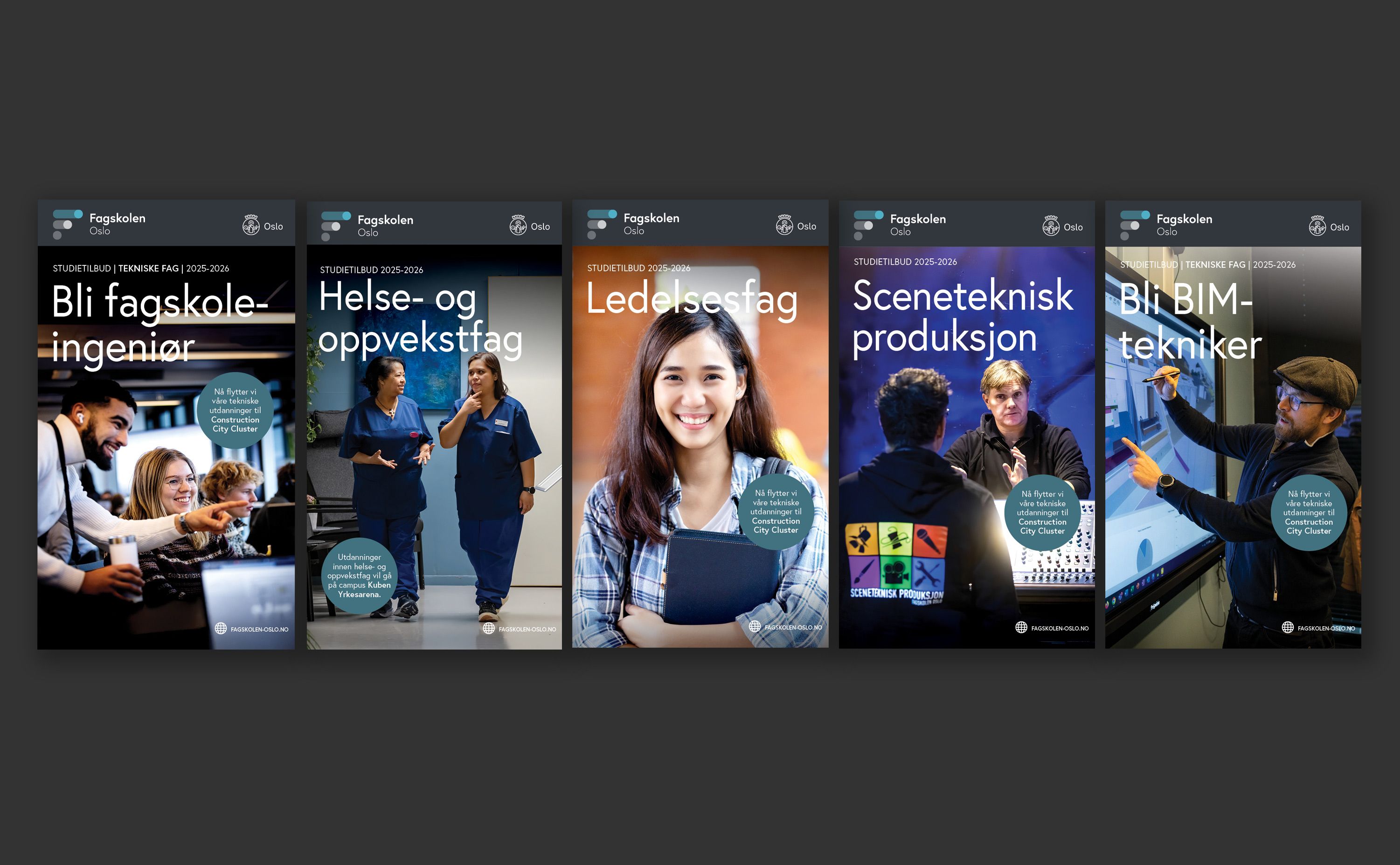 Skjermdum av studiekatalogene for 2025-2026