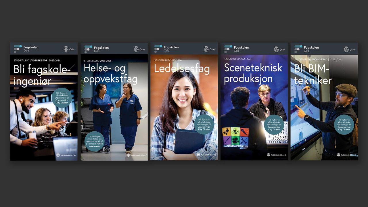 Skjermdum av studiekatalogene for 2025-2026