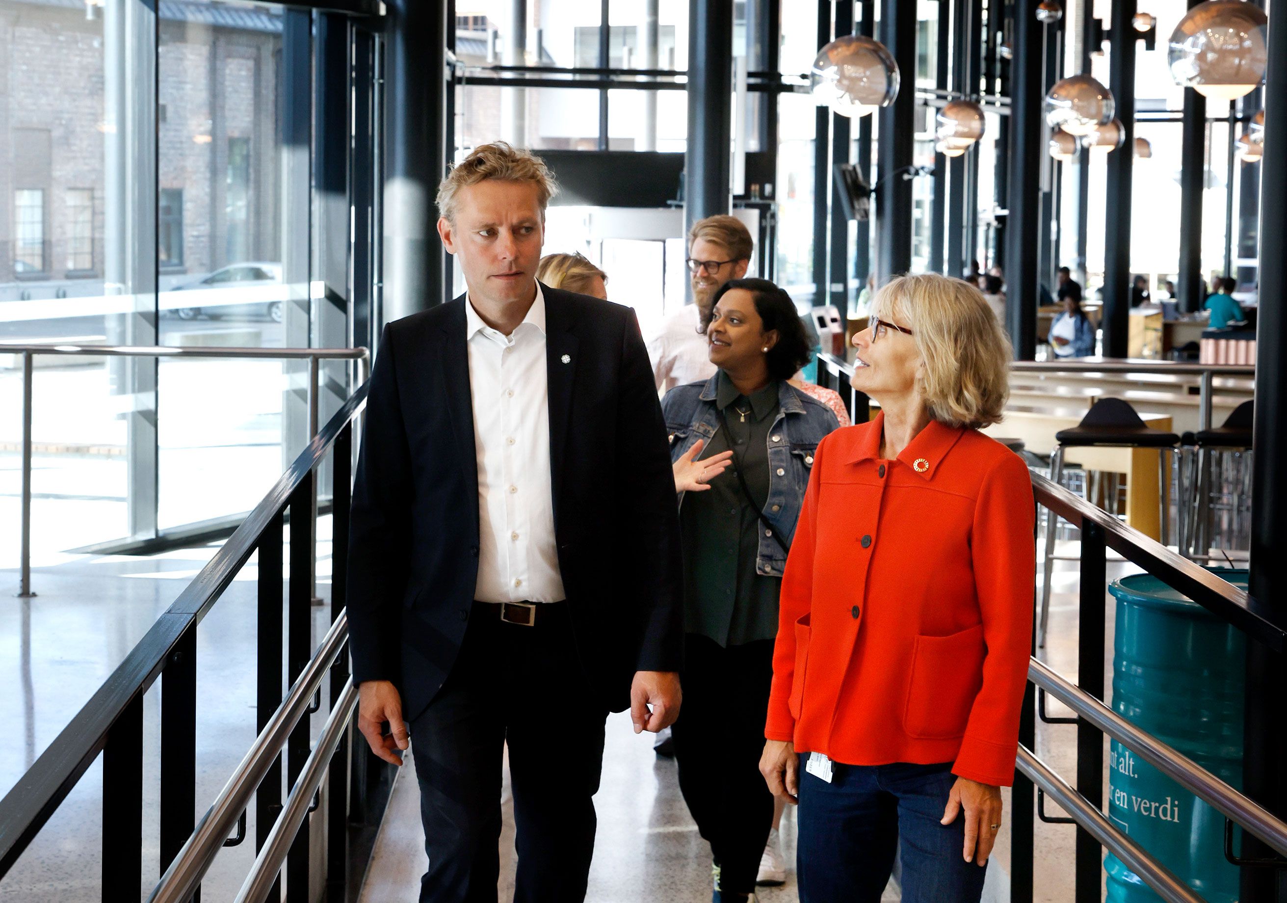 Ola Morten Moe på besøk ved Fagskolen Oslo