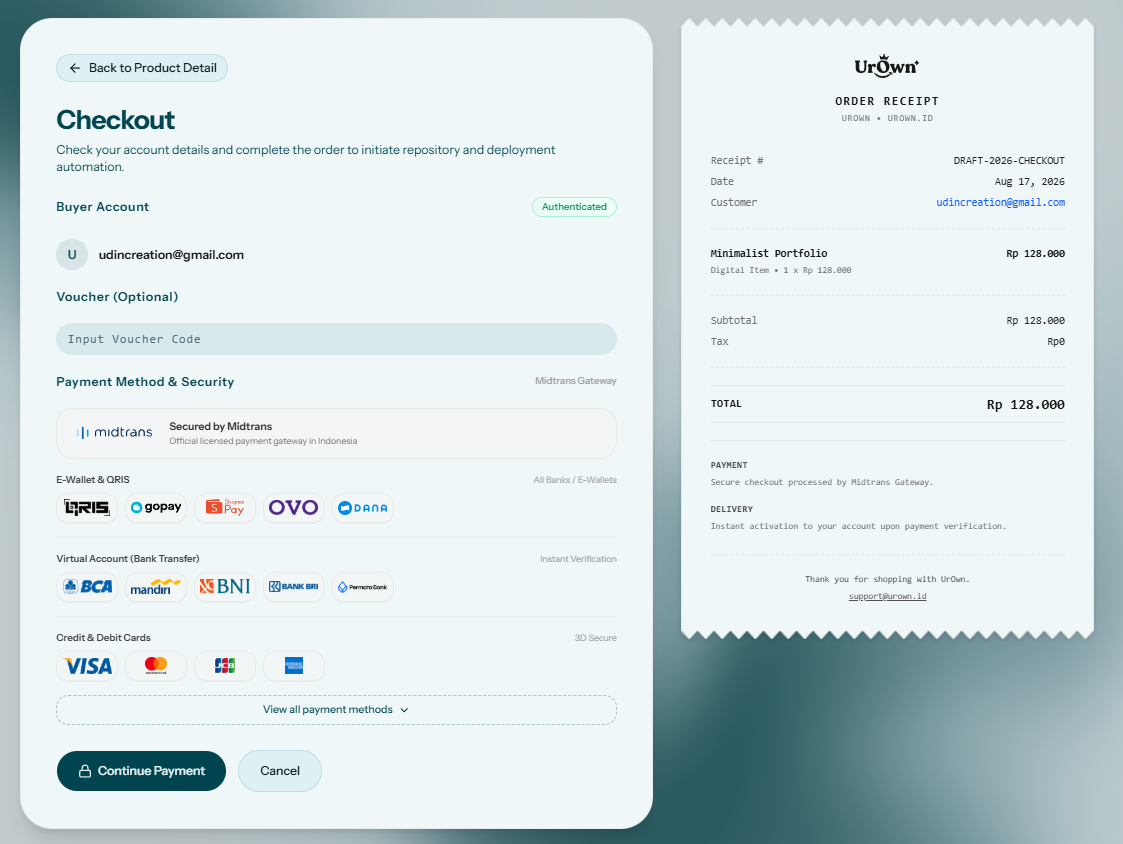 Checkout Page