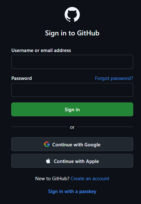 github.com/login
