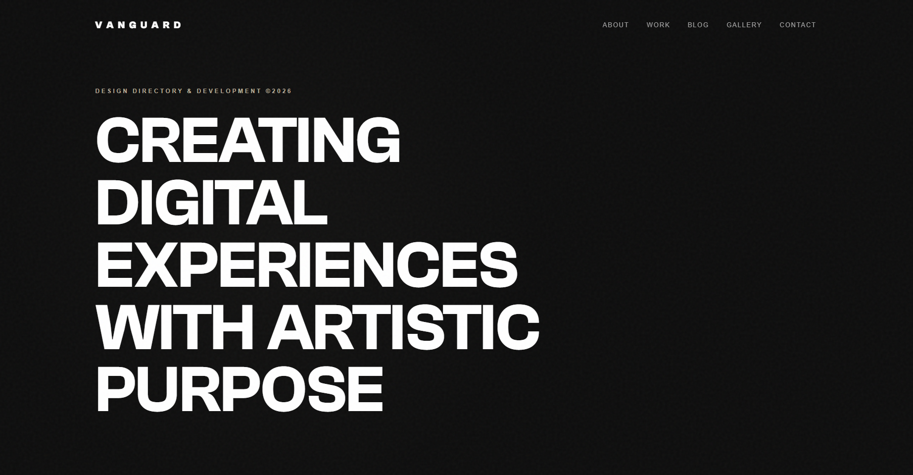 Modern Editorial Portfolio