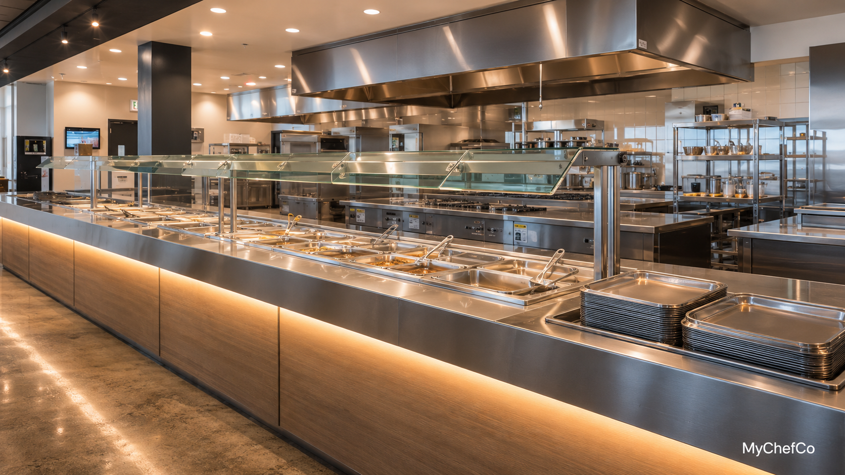 Casino empresarial: cómo diseñar una cocina eficiente para alimentar a tus empleados