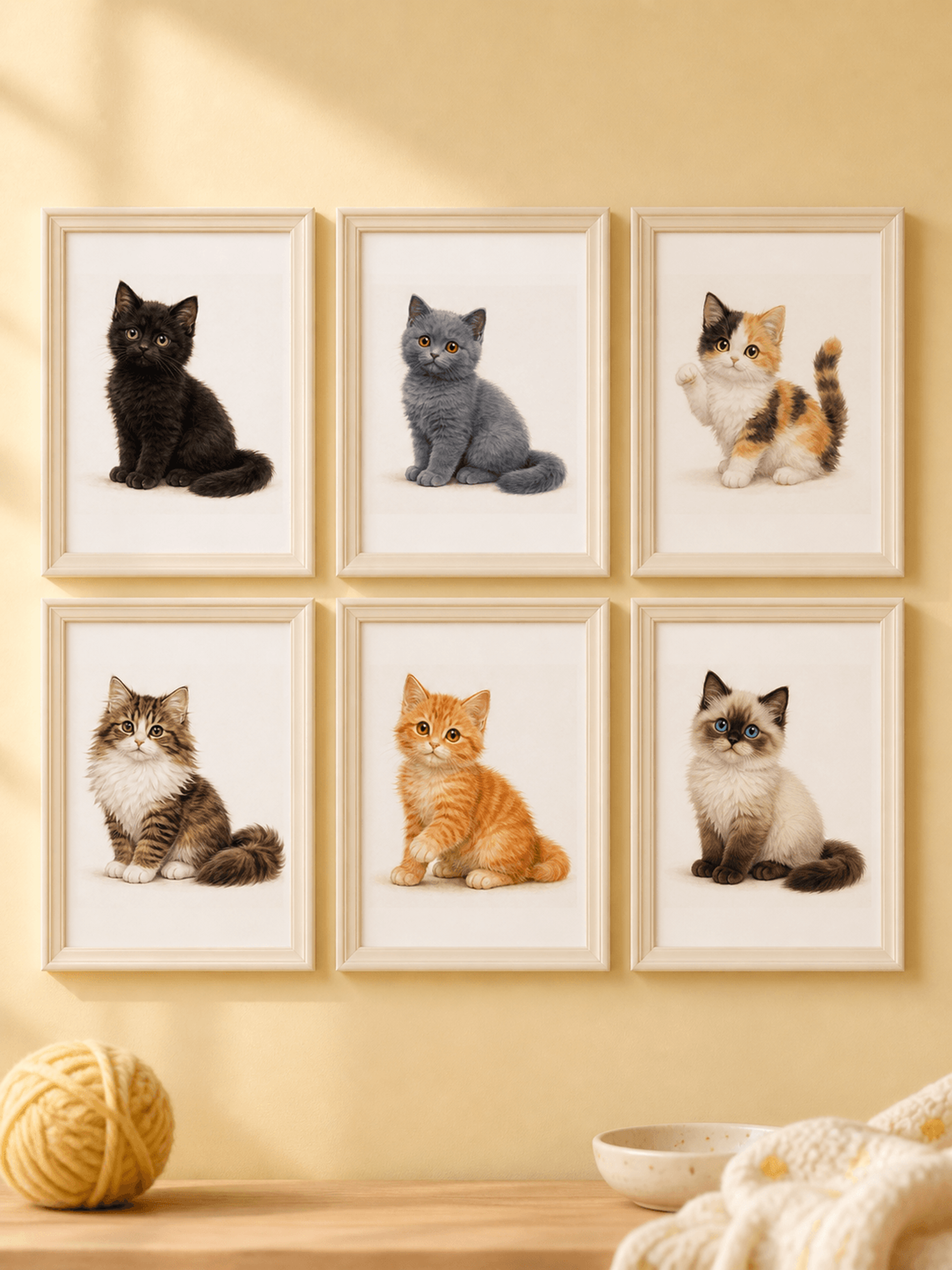 Baby Kittens Wall Art