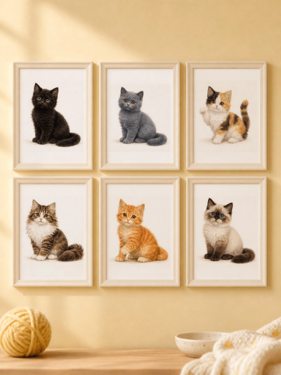 Baby Kittens Wall Art