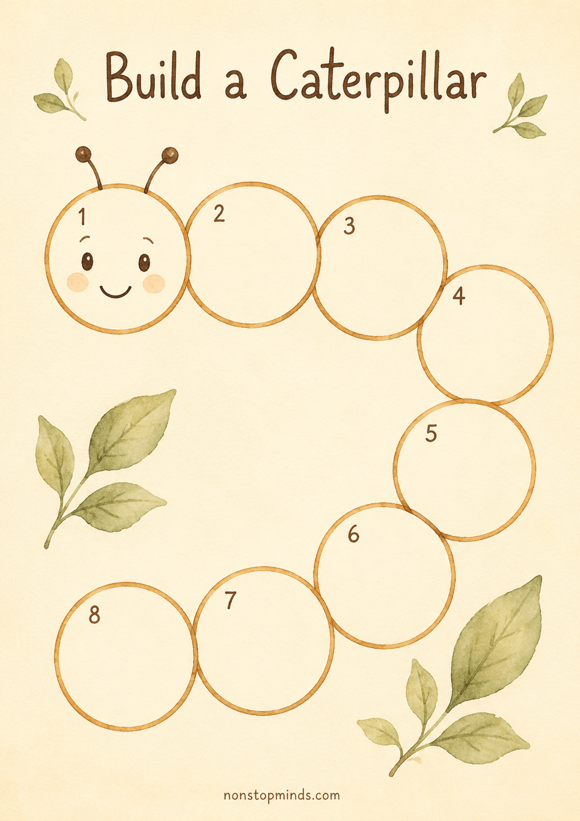 Dough Mat: Build a Caterpillar