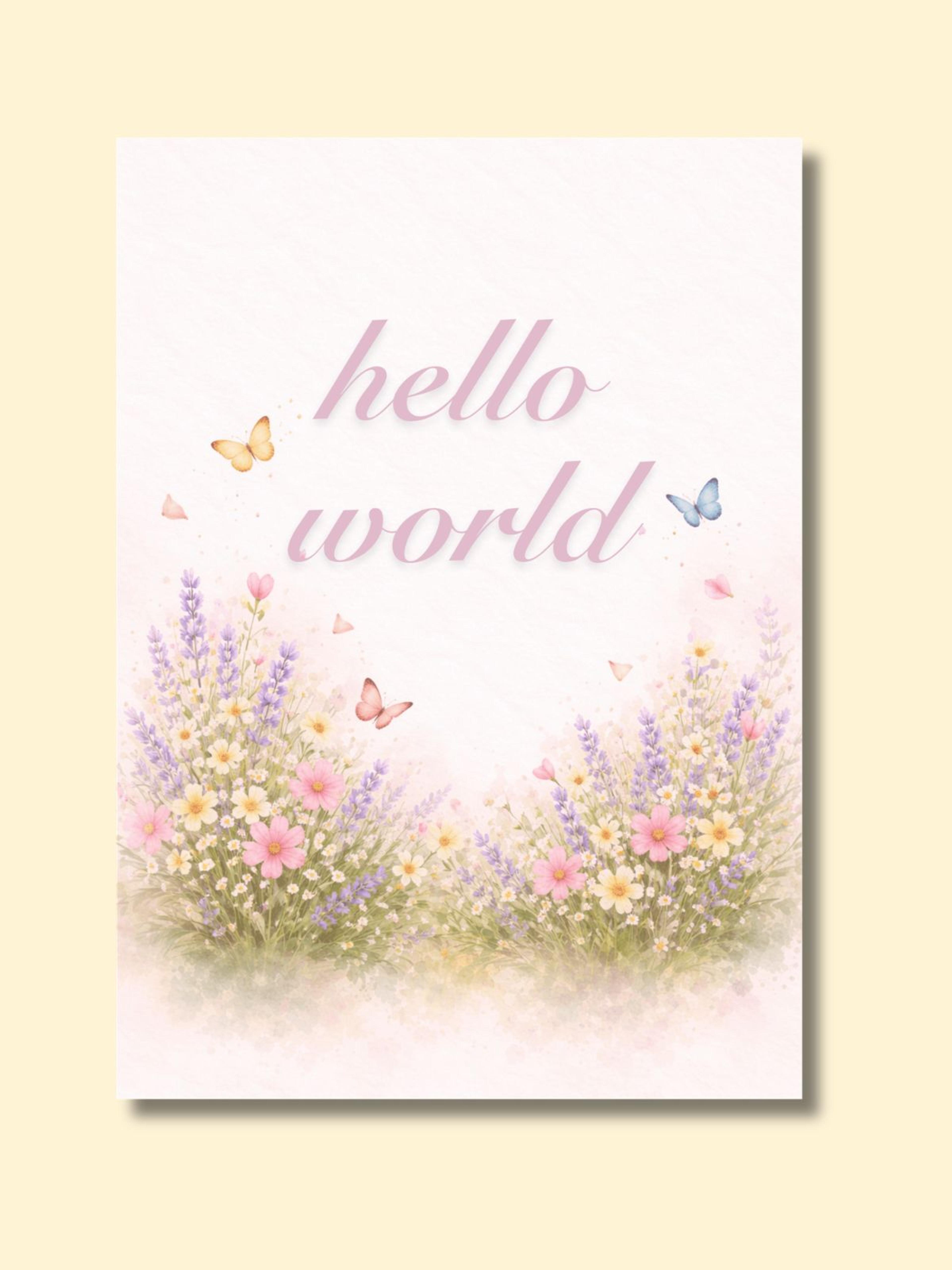 Wildflowers Monthly Milestone Cards — preview image 2