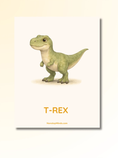 Dinosaurs: First Words Flashcards — preview image 3