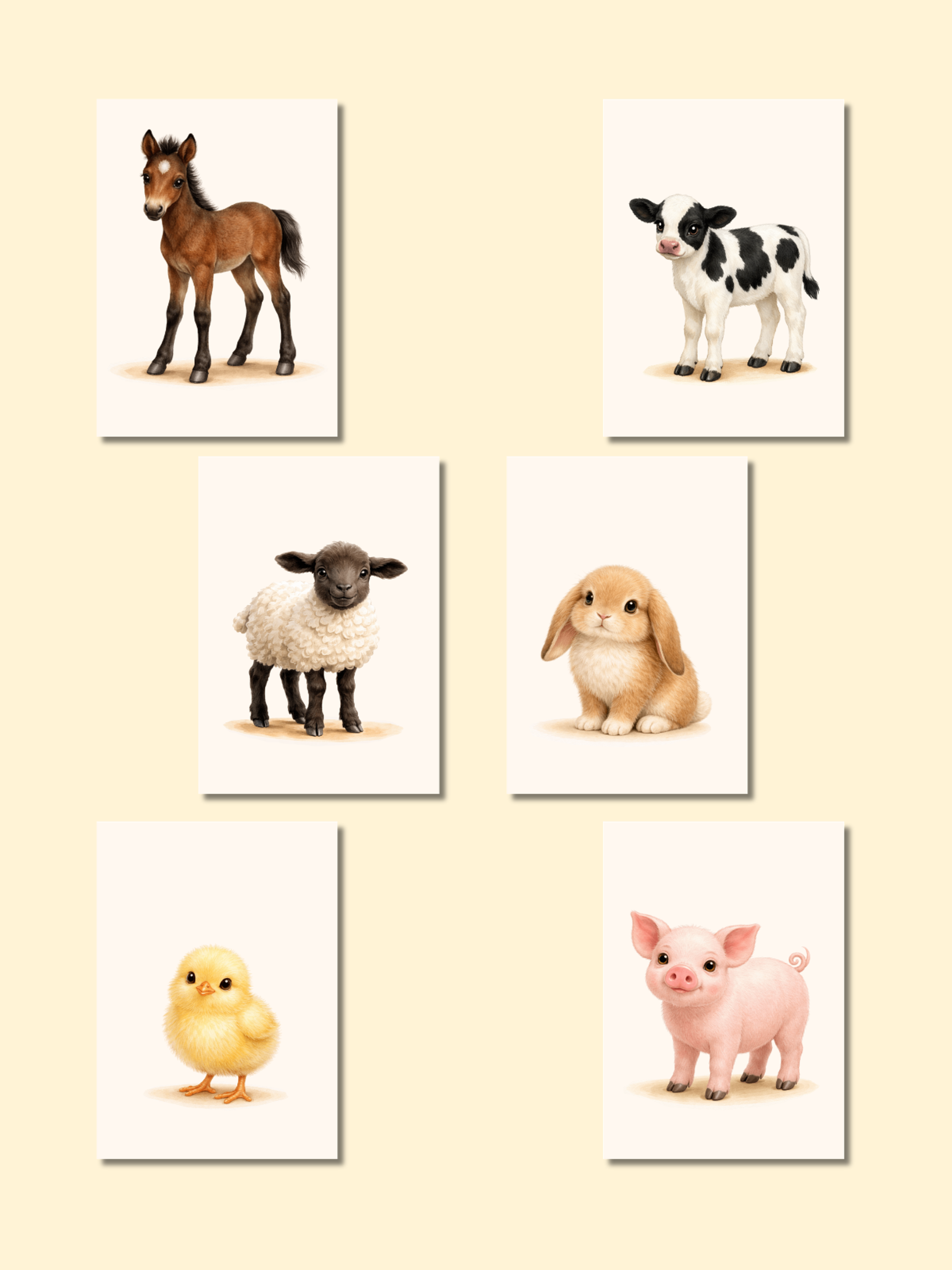 Farm Baby Animals Wall Art — preview image 2