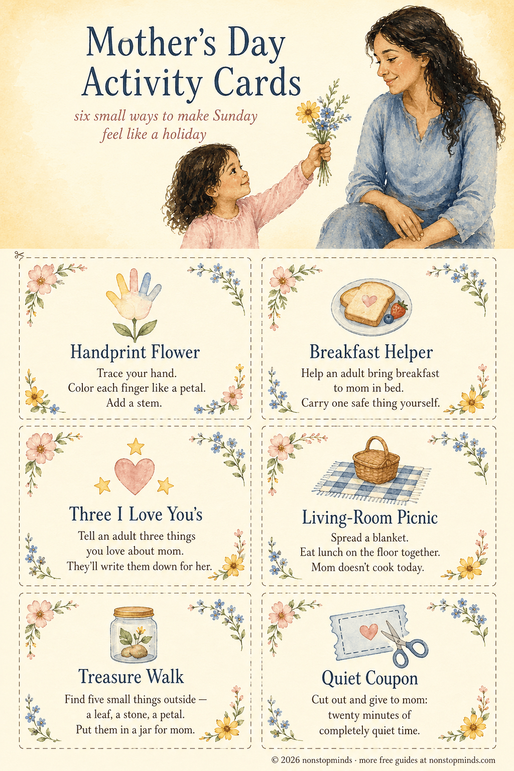 Mother's Day Activity Cards