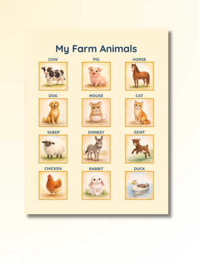 Farm Animals: Match, Spell & Play — preview image 3