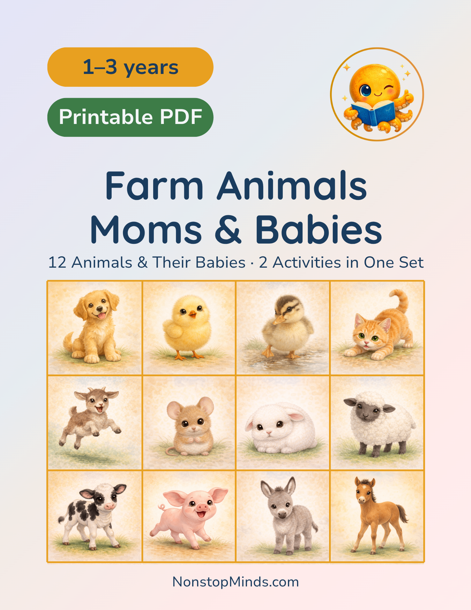 Farm Animals: Moms & Babies