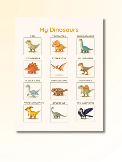 Dinosaurs: First Words Flashcards — preview image 2