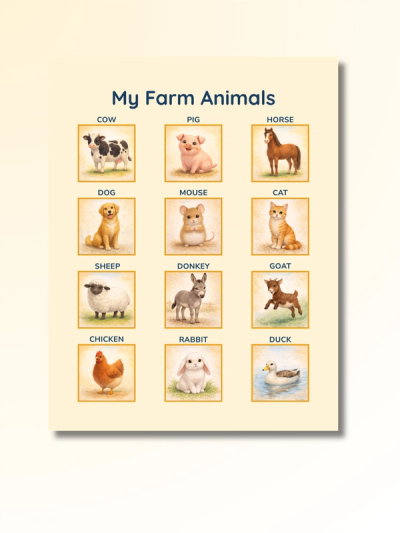 Farm Animals: Moms & Babies — preview image 2